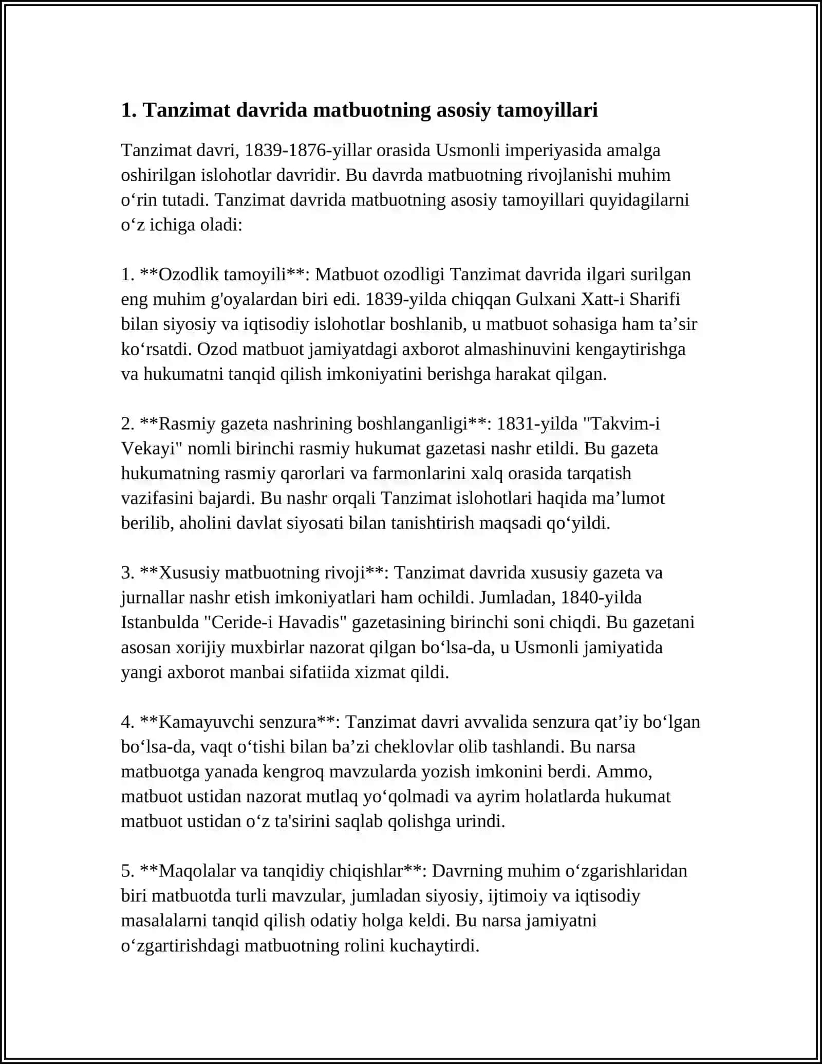 TANZIMAT DAVRI TURKIYA MATBUOTI 3