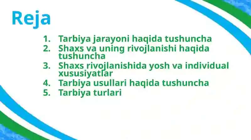 Tarbiya jarayoni 3
