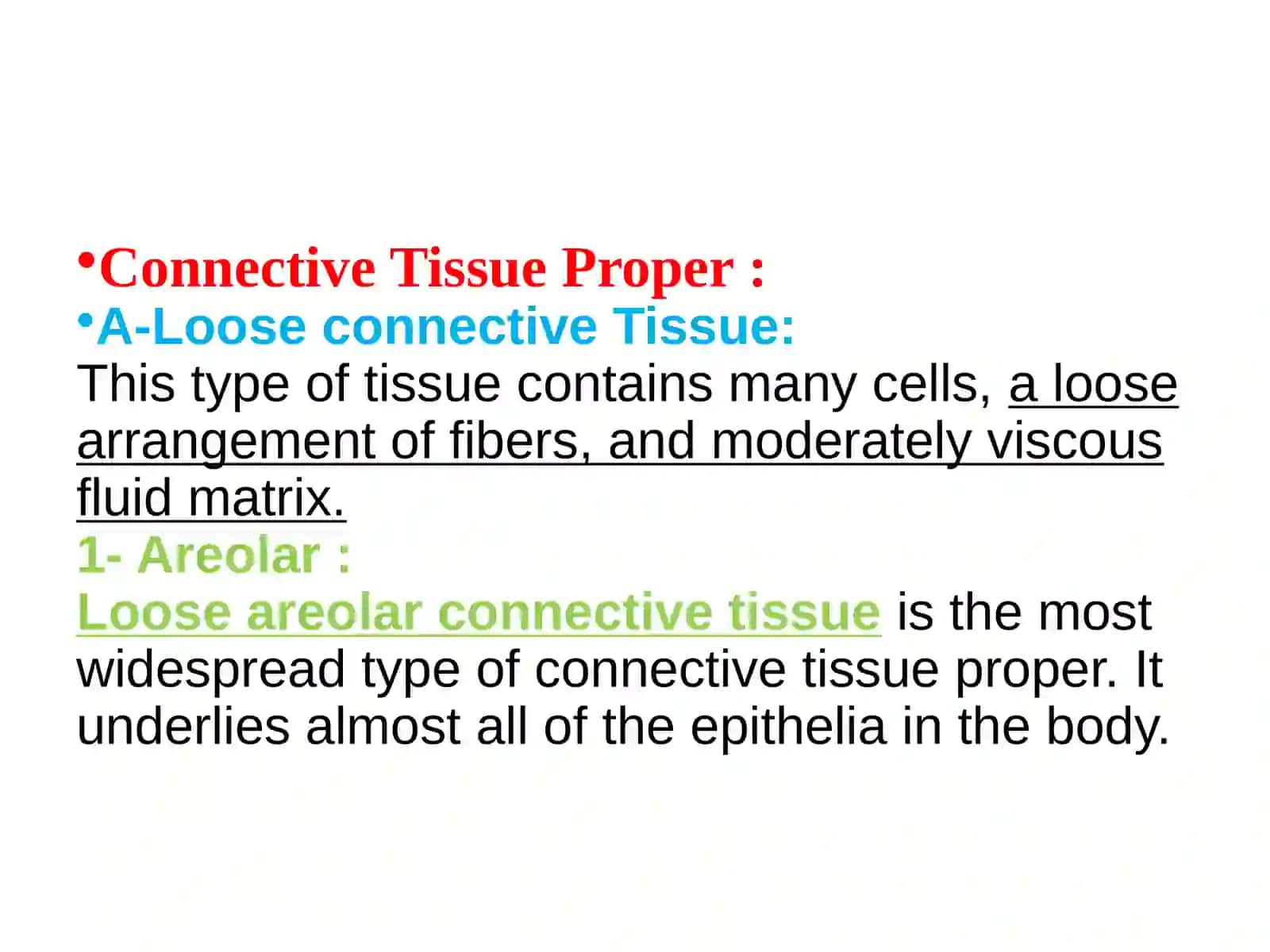 Protein Fibers Found in Connective Tissue Proper 3