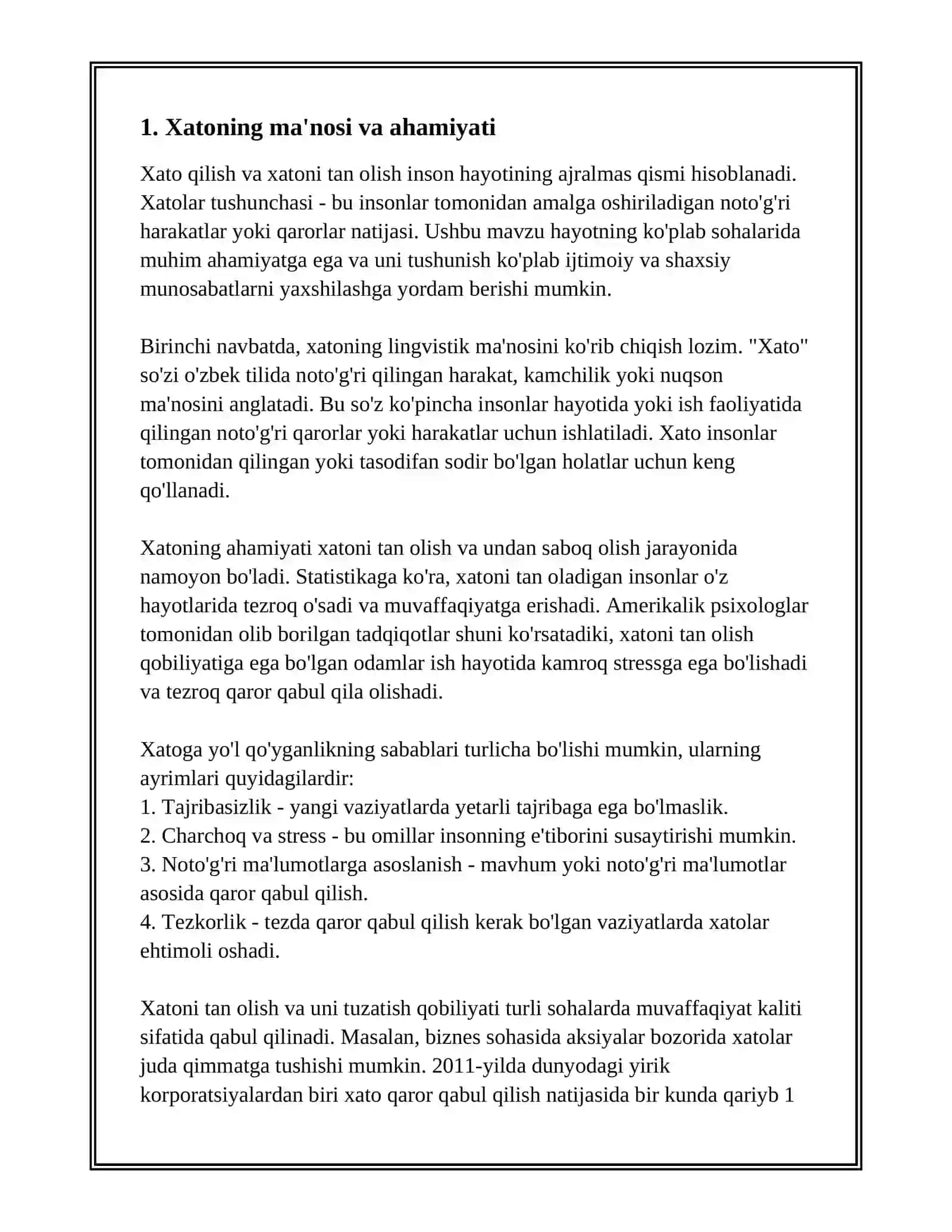 XATONING BELGILARI VA TAVSIFI 3