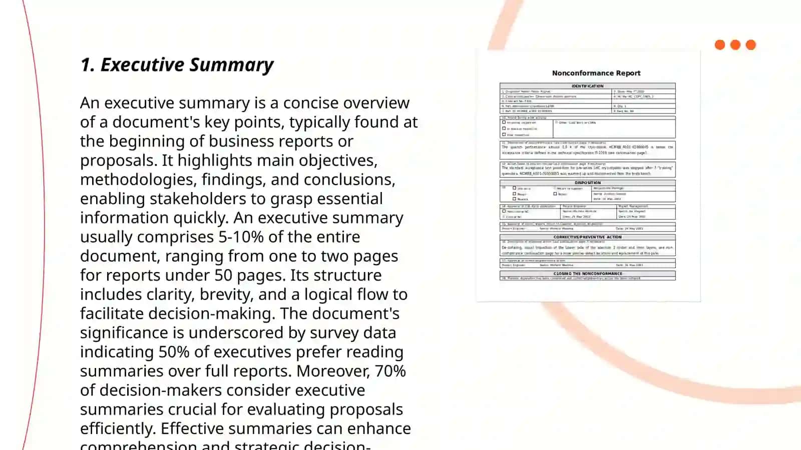 Executive Summary 3