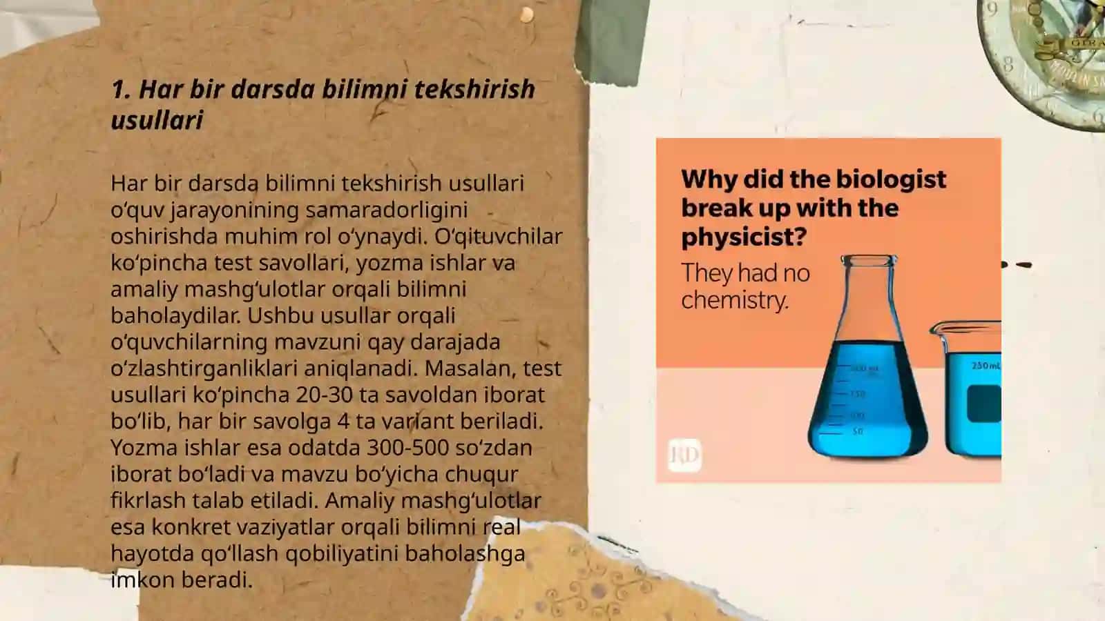 Biologiya darslarida oʻquvchilar bilimini nazorat qilish va baholash 3
