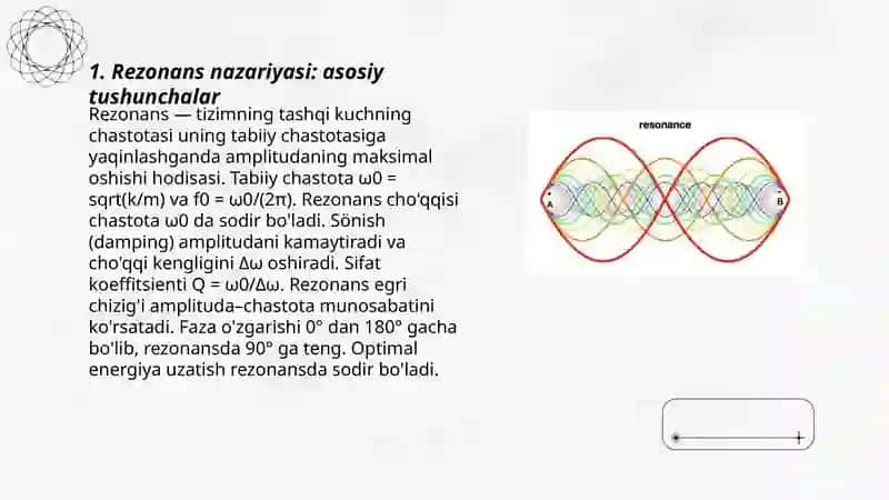 Rezonans va uning amaliy qoʻllanilishi 3