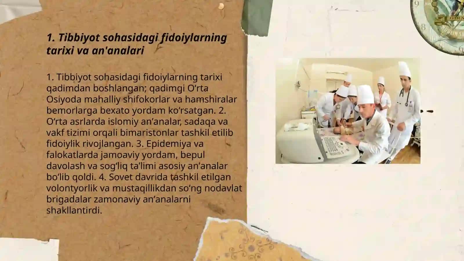 Tibbiyot sohasidagi fidoiylar 3