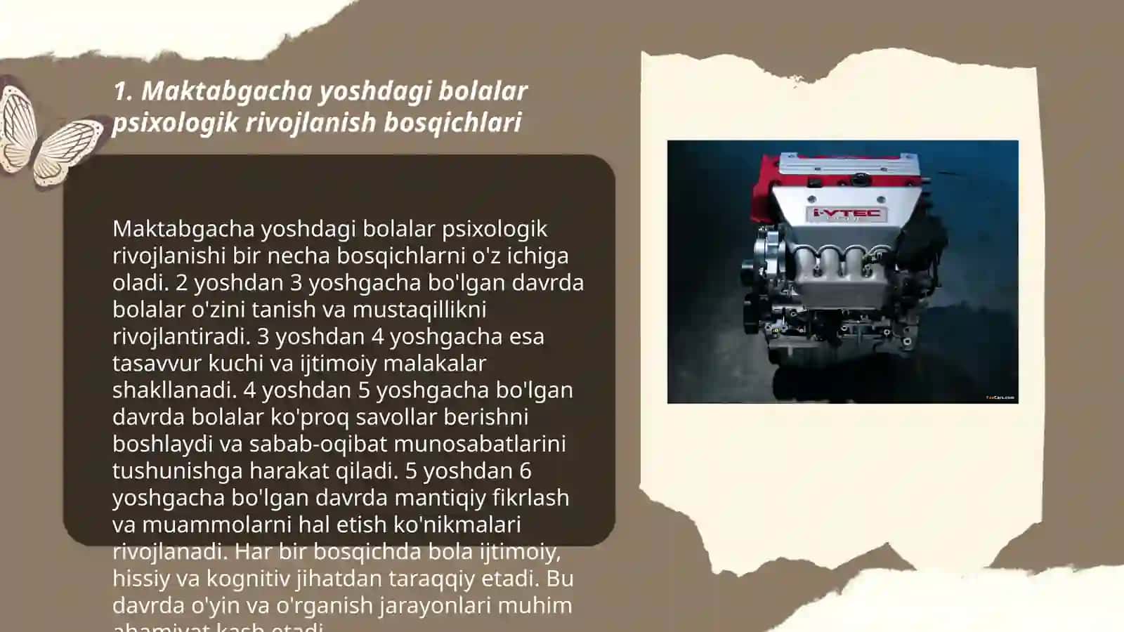 Psixologik rivojlanish bosqichlari 3