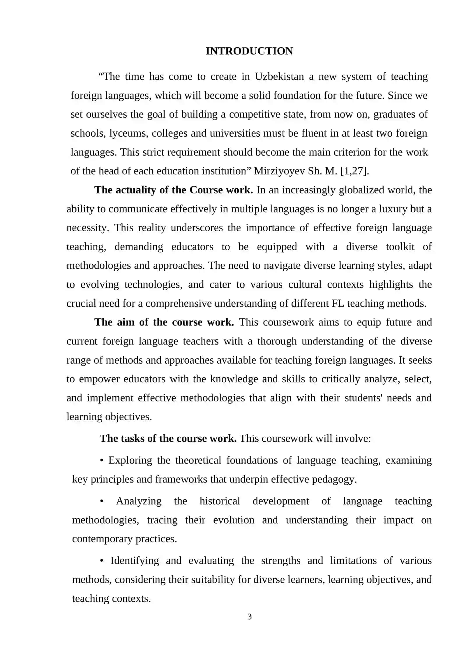 METHODS OF FOREIGN LANGUAGE (FL) TEACHING 3