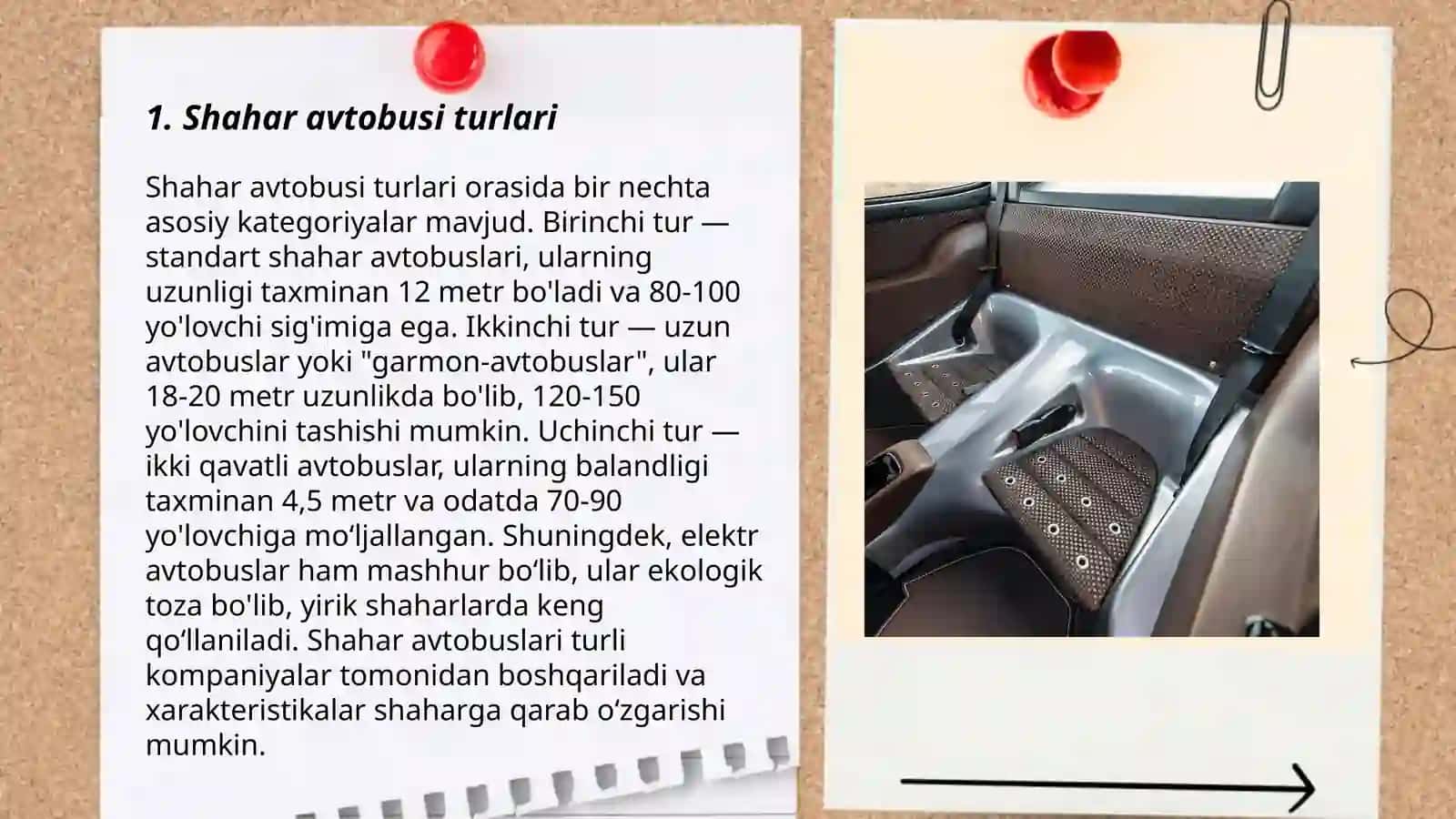 Shahar transportining turlari 3