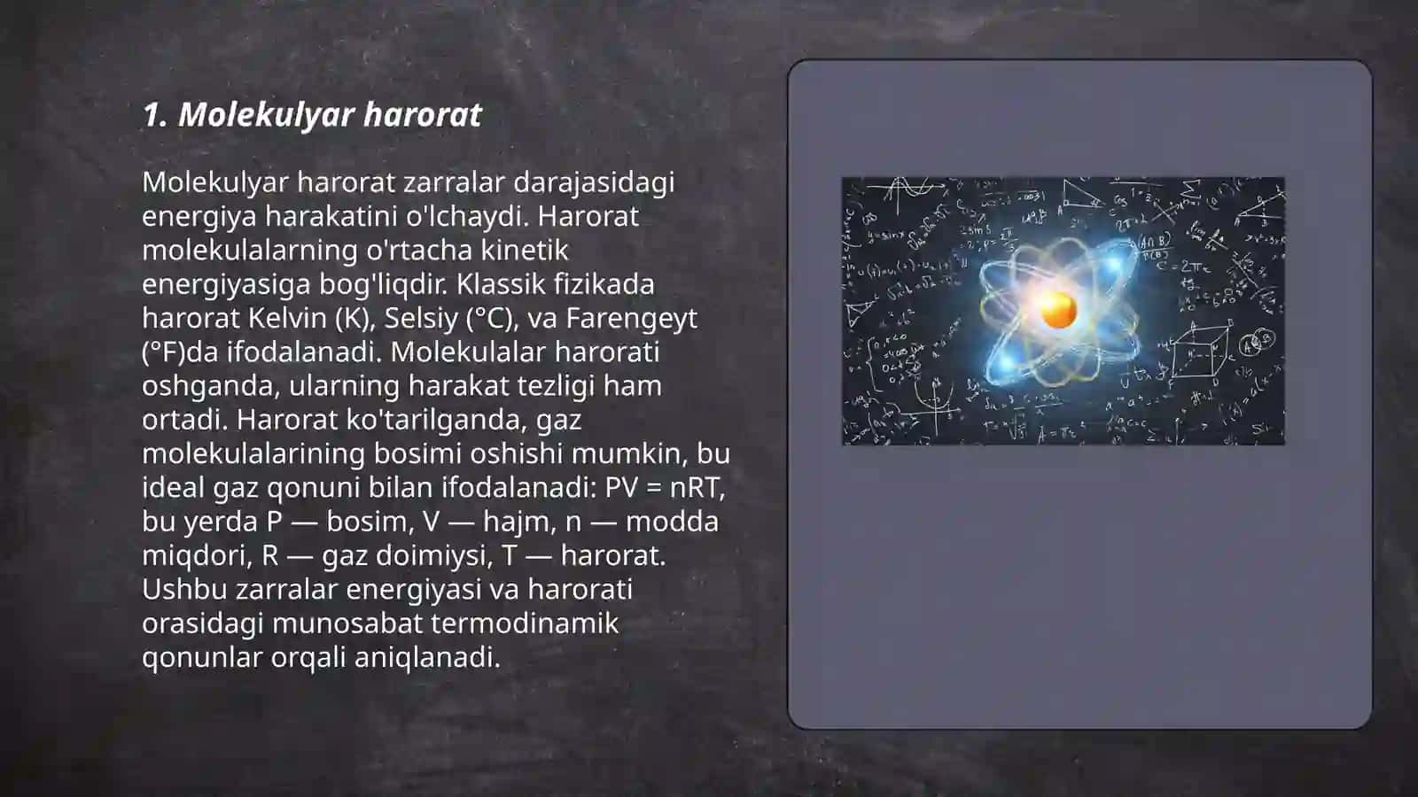 Molekulyar fizika 3