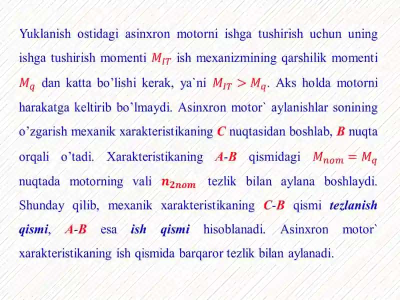 ASINXRON MOTORNING MEXANIK XARAKTERISTIKASI 3