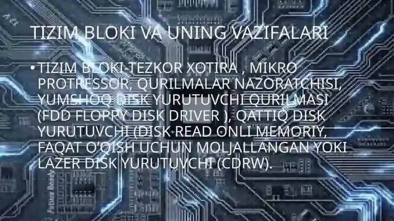 KOMPYUTERNING ASOSIY QURILMALARI 3