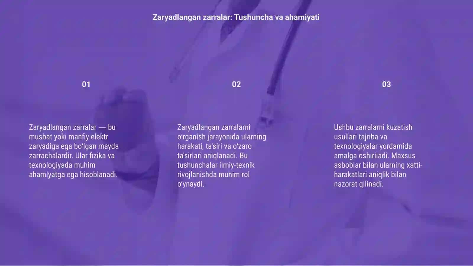 Zaryadlangan zarralarni qayd qilish va kuzatish usullari 3