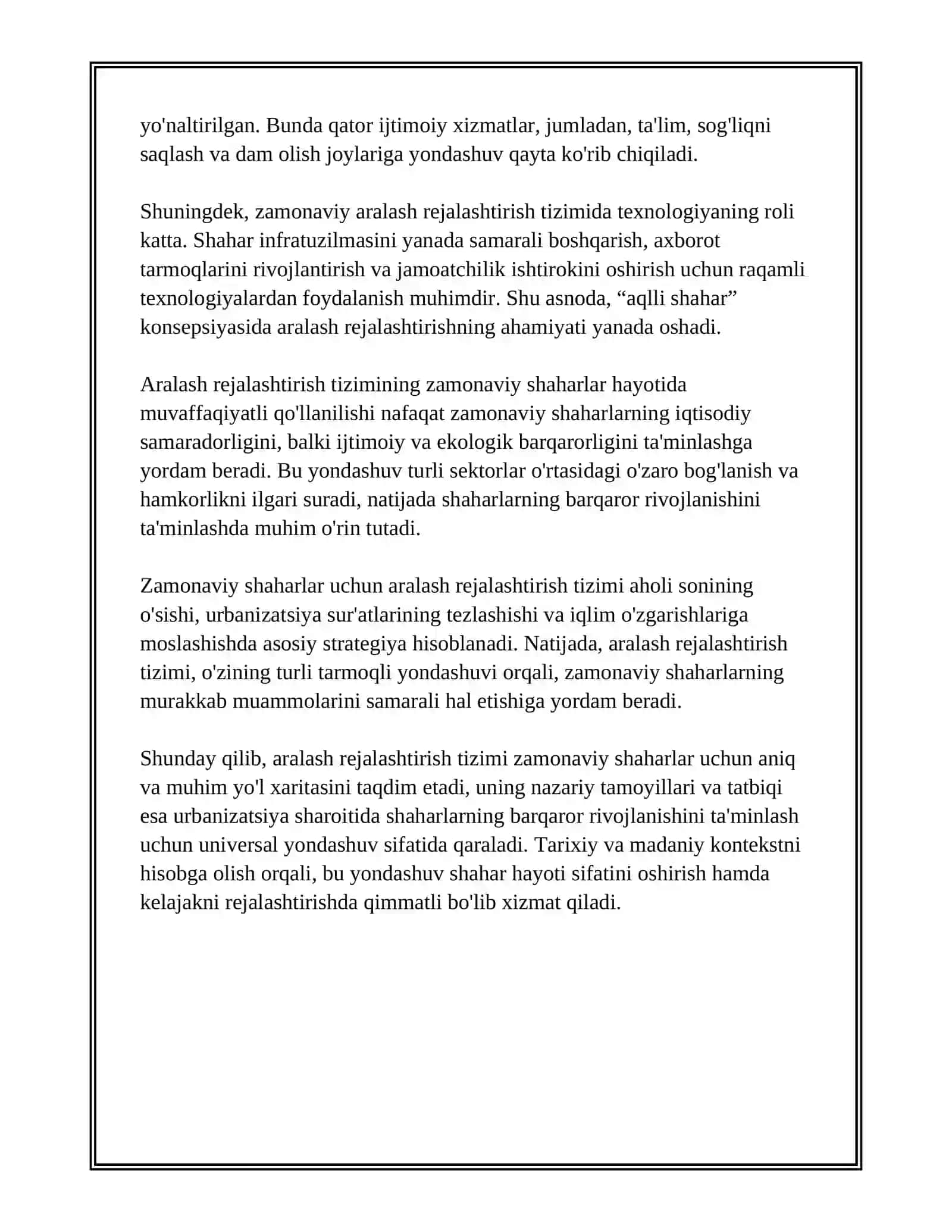 Aralash rejalashtirish tizimi 3