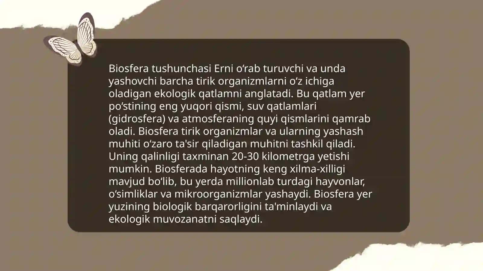 Biosfera va jamiyat 3