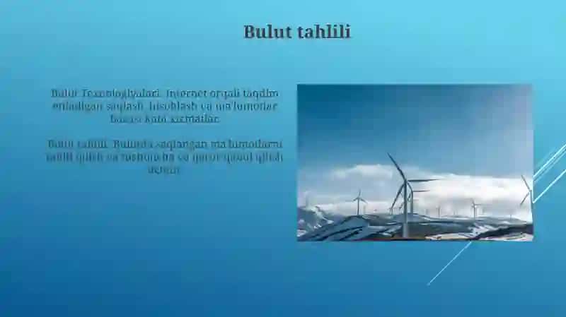 Bulutli texnalogiyalar 3