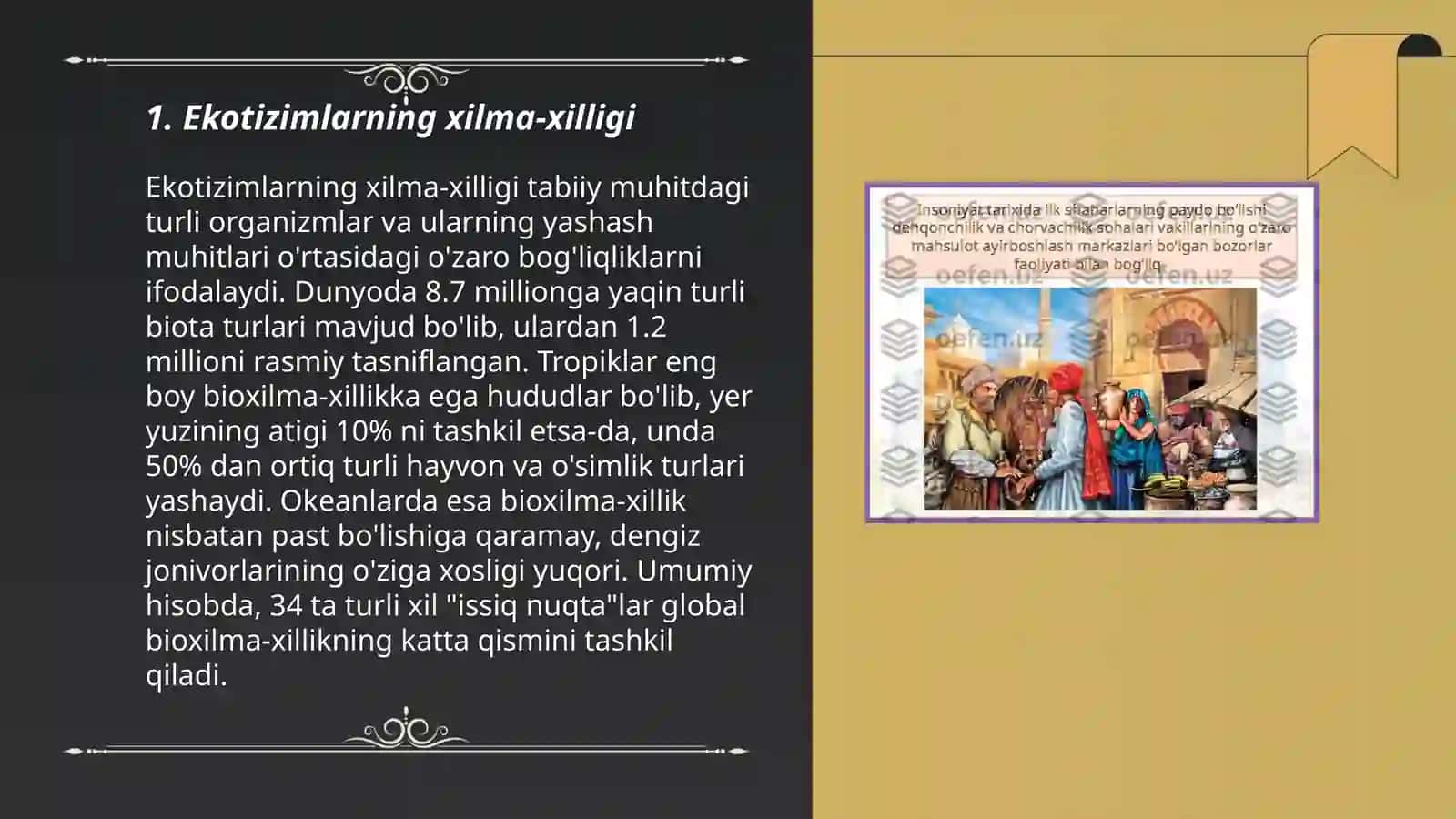 Ekotizimlarning xilma-xilligi 3