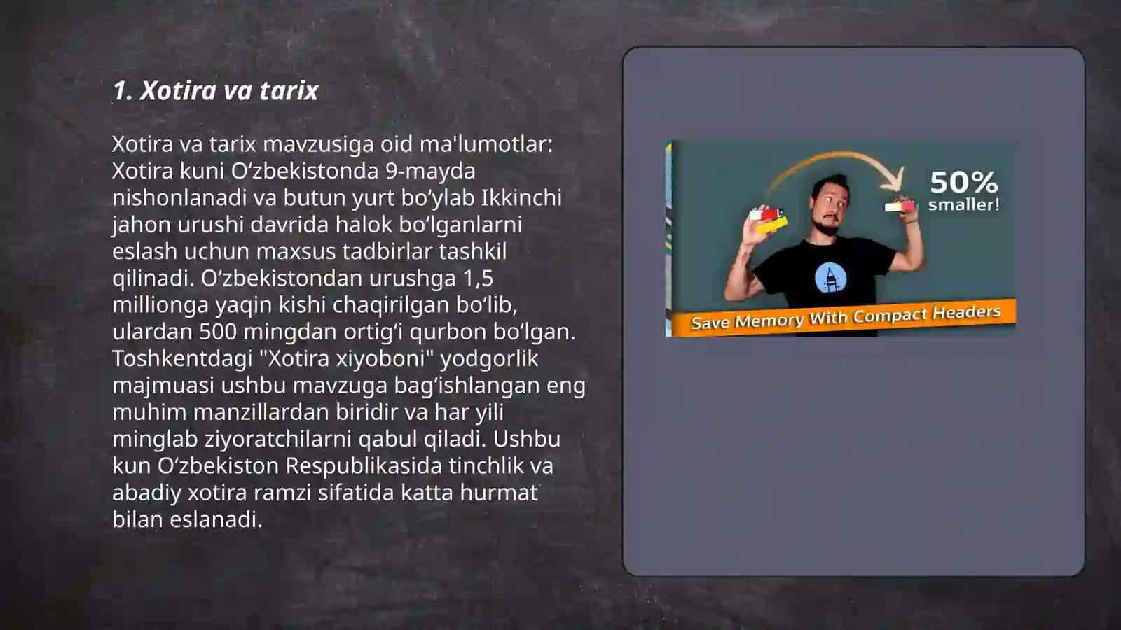 Xotira va tarix 3