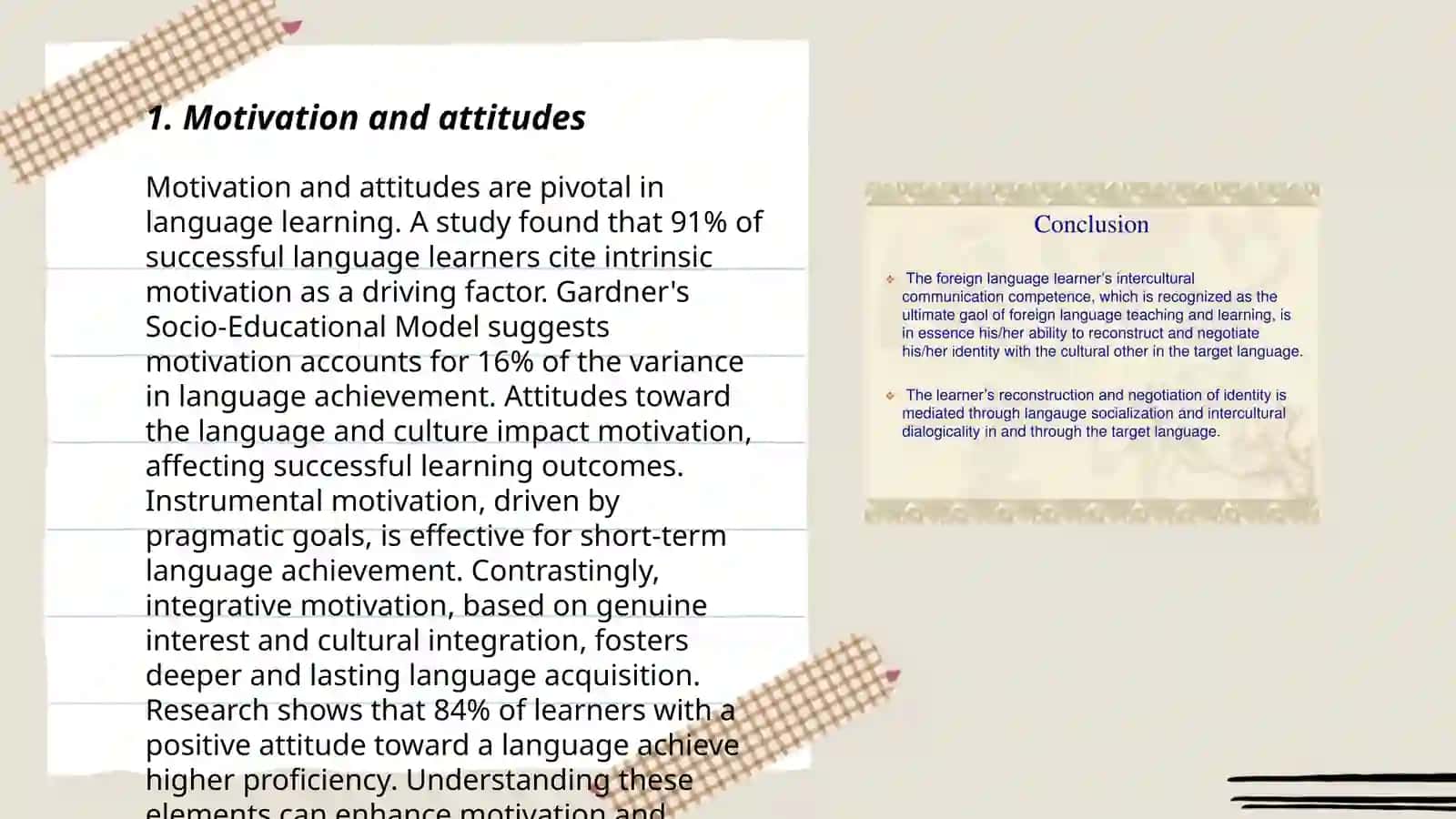 Mavzu nomi: The characteristics of good language learners 3