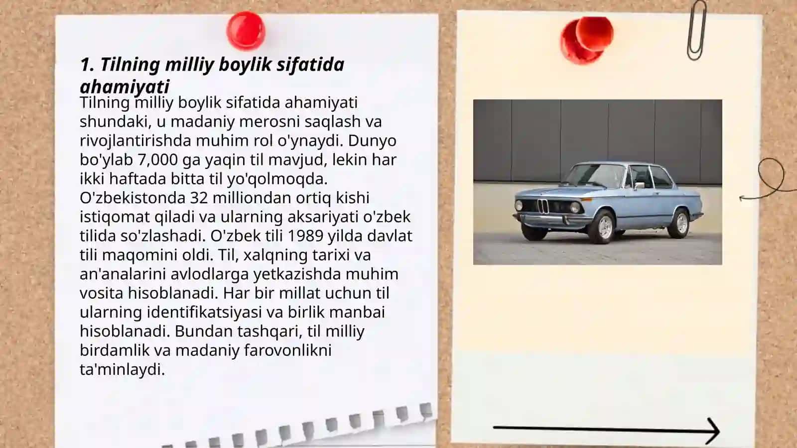 Tilning milliy boylik sifatida ahamiyati 3