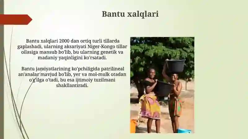 Bantu xalqlari 3
