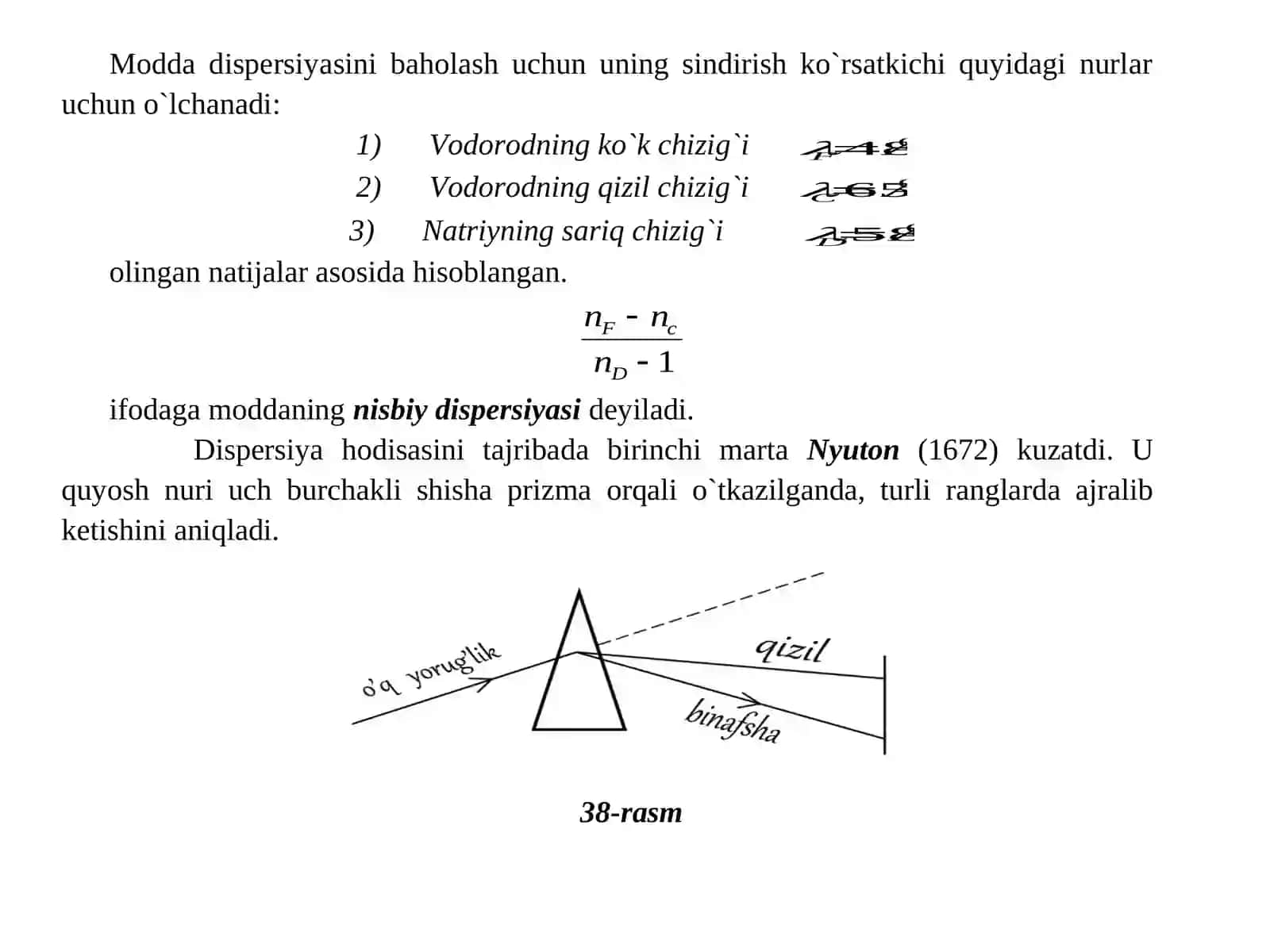 Difraksion panjara va optik hodisalar 3