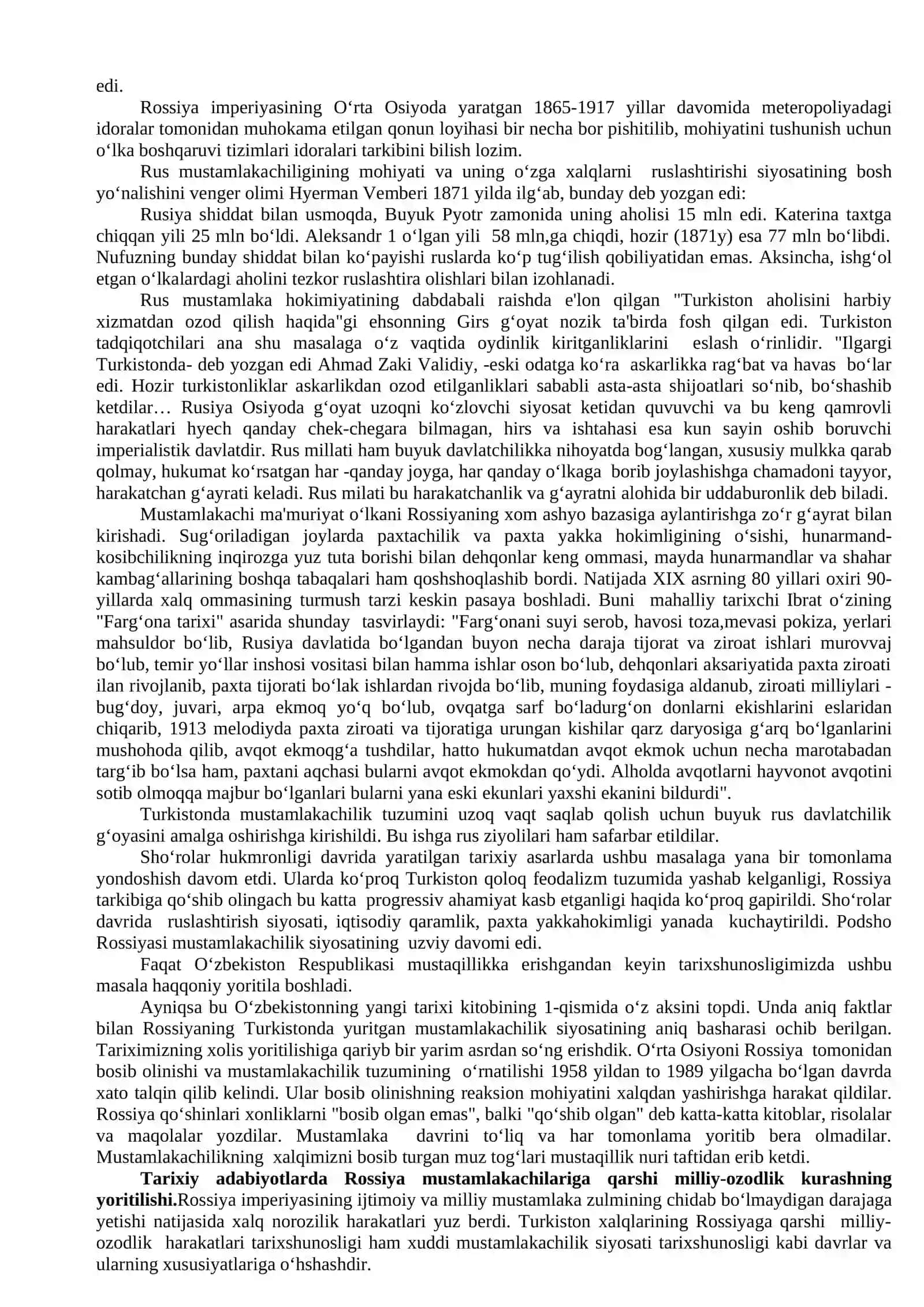 XIX-XX asrning boshlarida O‘rta Osiyo tarixining o‘rganilishi 3