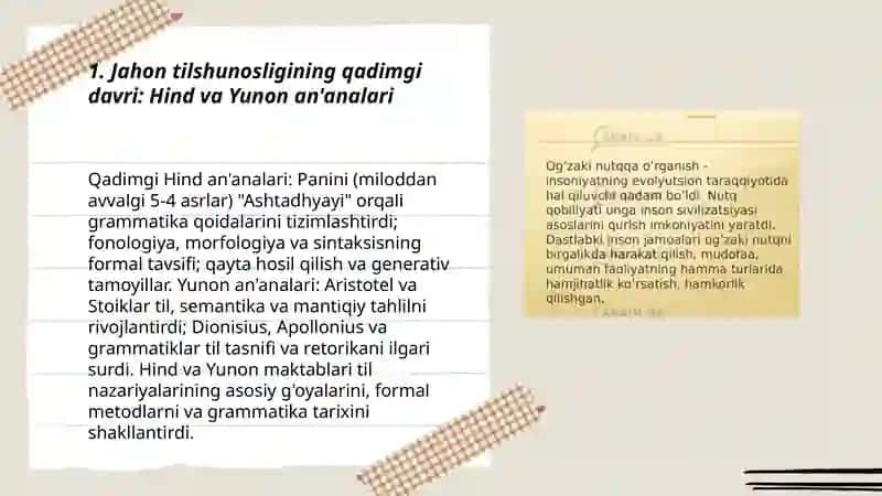 Jahon tilshunosligining tarixiy bosqichlari 3