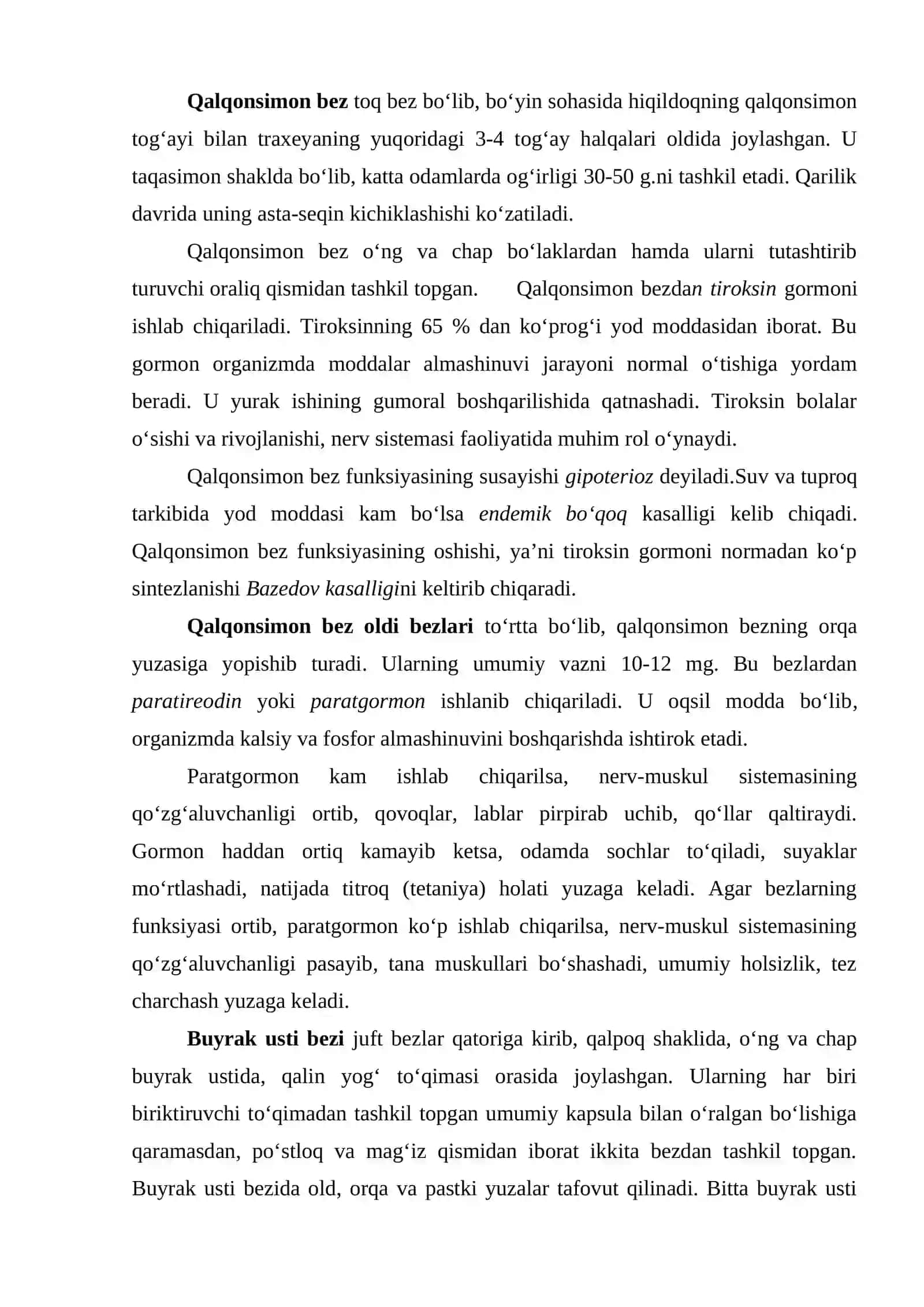 10-MA’RUZA. ICHKI SEKRETSIYA BEZLARI 3