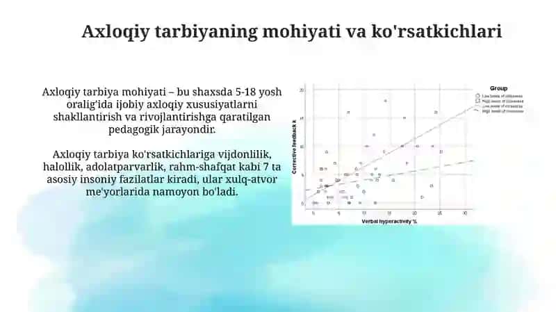 Axloqiy tarbiyaning mohiyati va ko'rsatkichlari 3