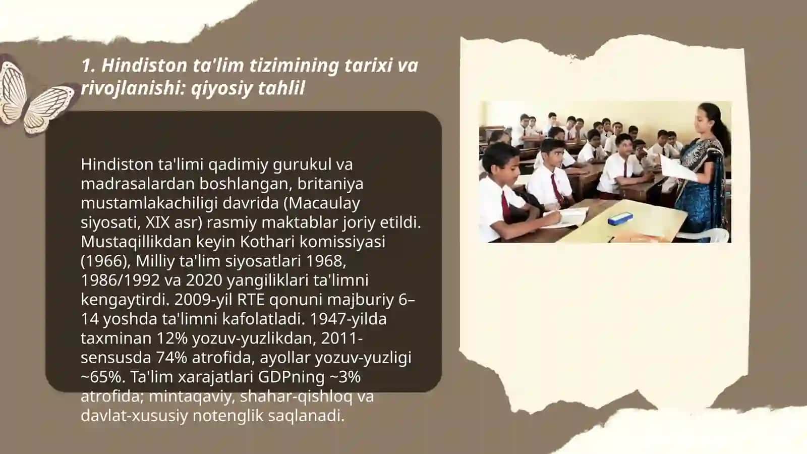 Hindiston ta'lim tizimi va qiyosiy tahlili 3