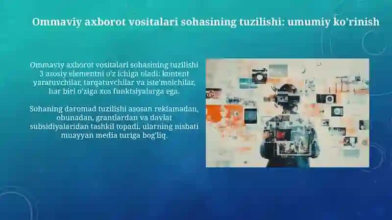 Ommaviy axborot vositalari sohasi 3