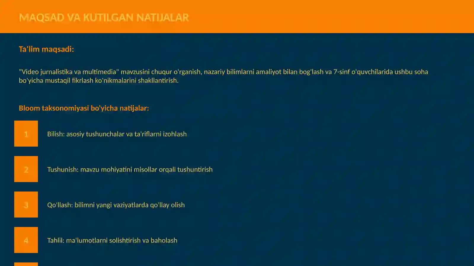 Video jurnalistika va multimedia 3