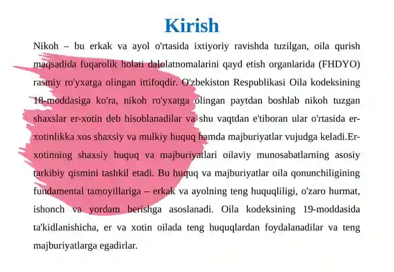 ER-XOTINNING SHAXSIY HUQUQ VA MAJBURIYATLARI 3