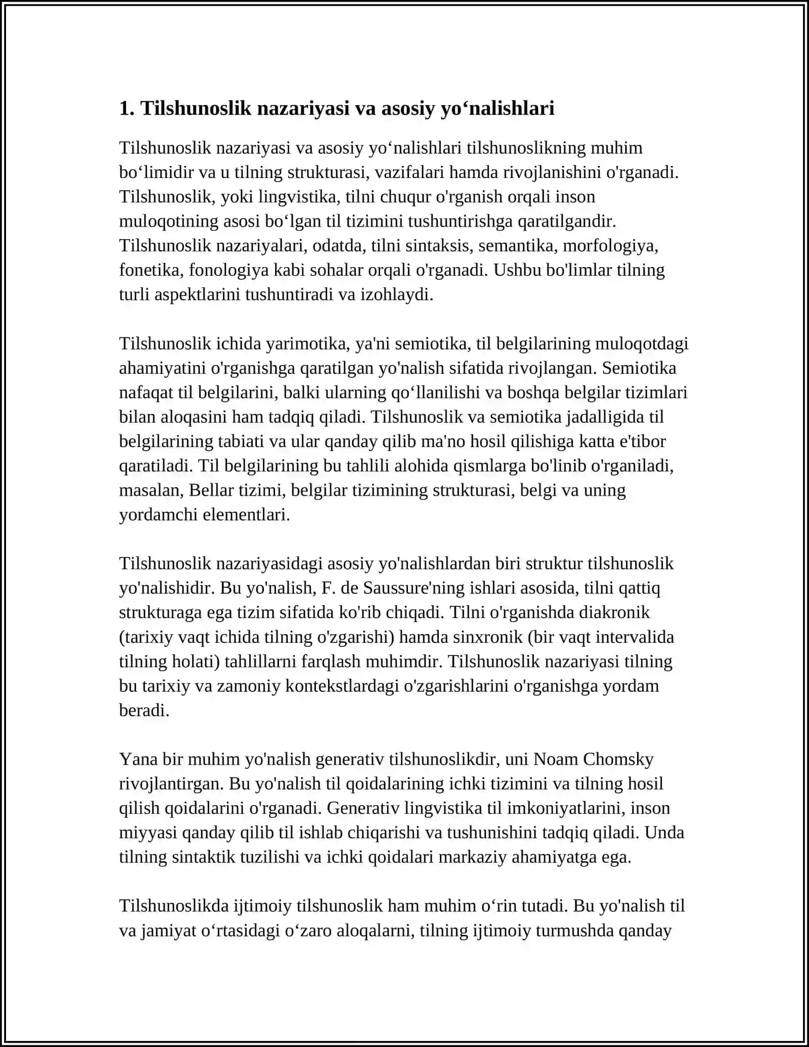 Tilshunoslik va Semiotika 3