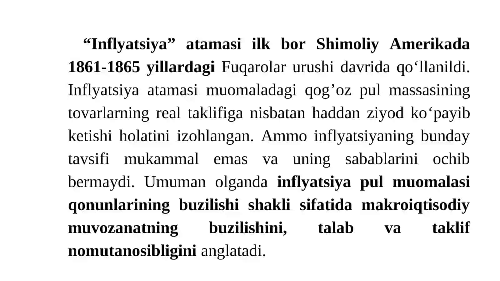 INFLYATSIYA VA INFLYATSIYAGA QARSHI SIYOSAT 3
