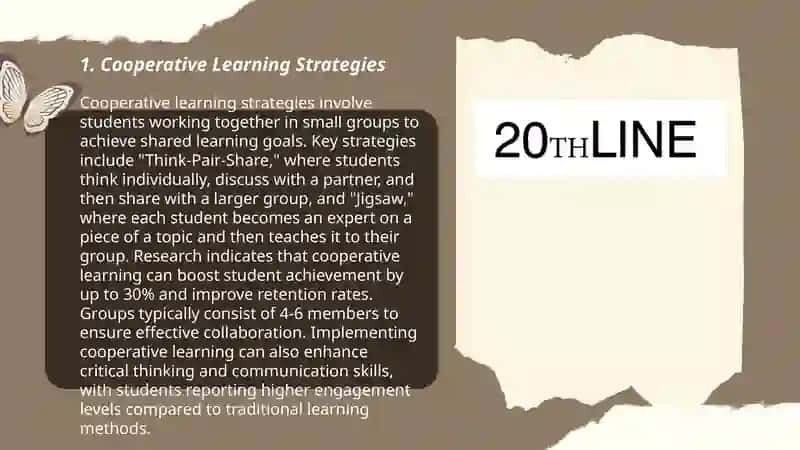 Cooperative Learning Strategies 3