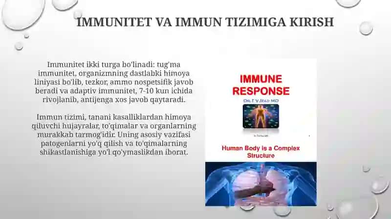 Immunitet va immun tizimi 3