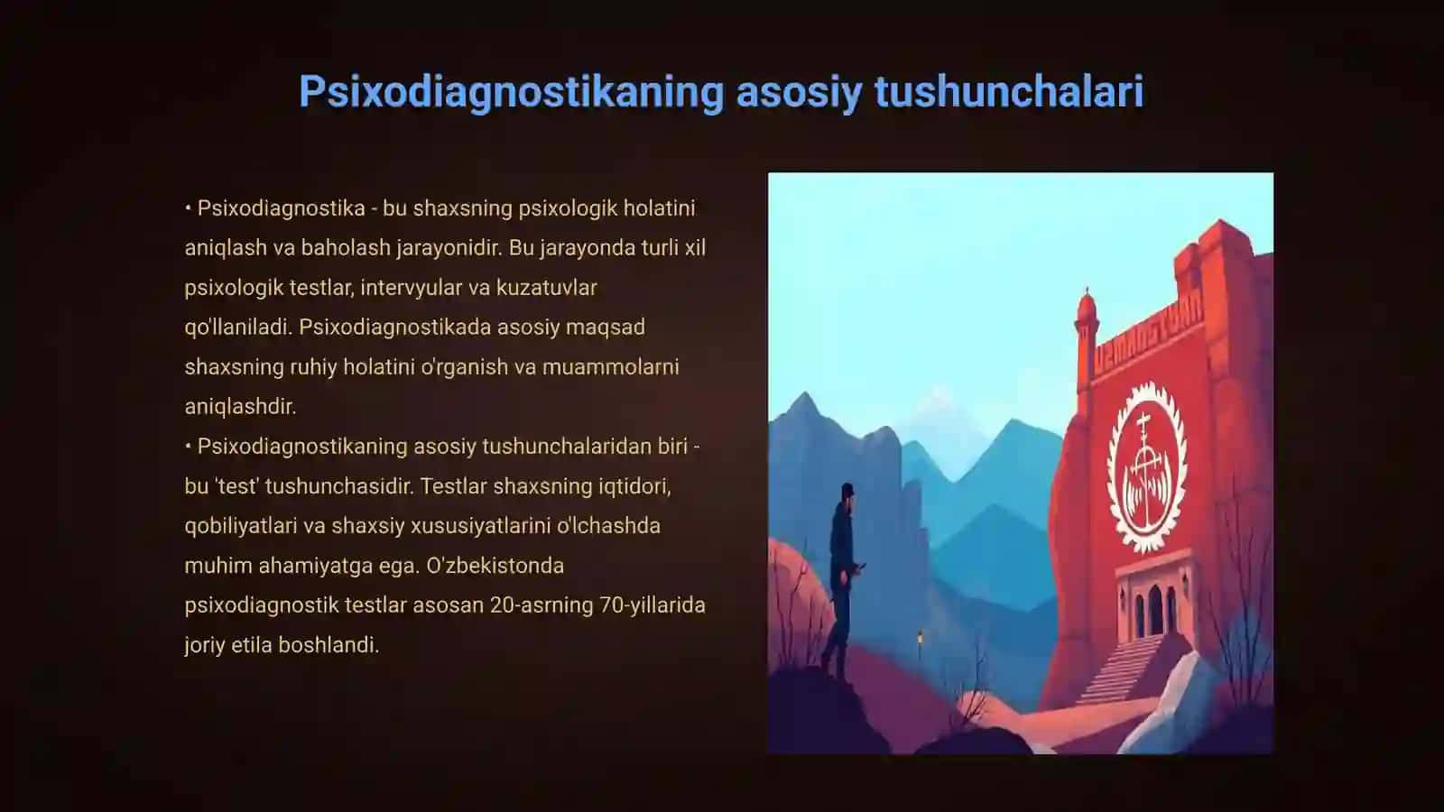Oʻzbekistonda psixodiagnostikaning rivojlanish tarixi 3