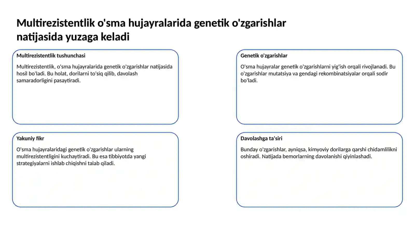 O'sma hujayralarning kimyoviy dori vositalariga multirezistentlik 3