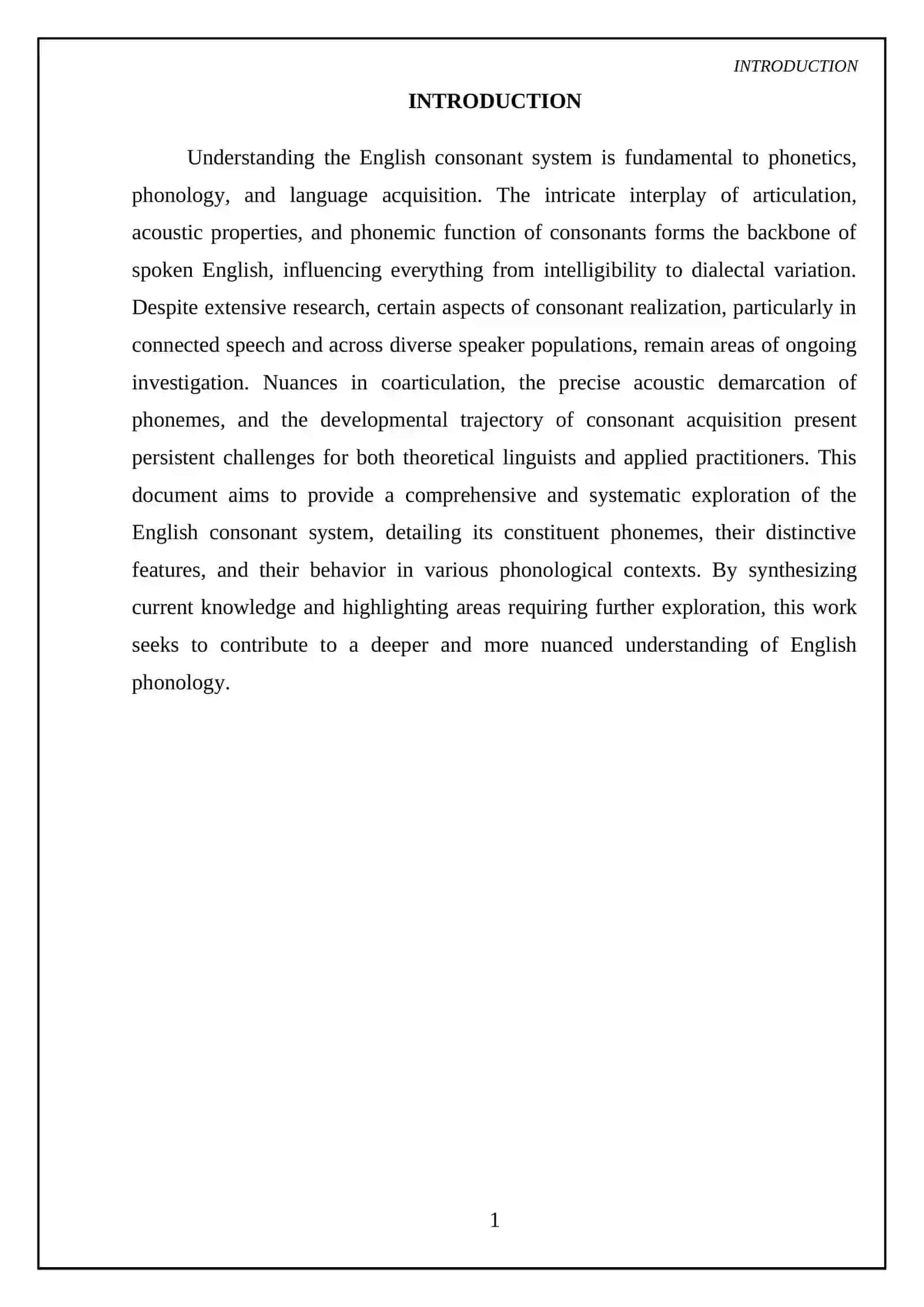 The system of consonant in English 3
