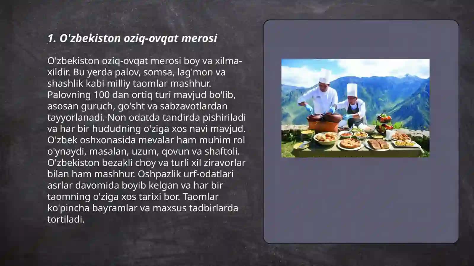 O'zbekiston oziq-ovqat merosi 3