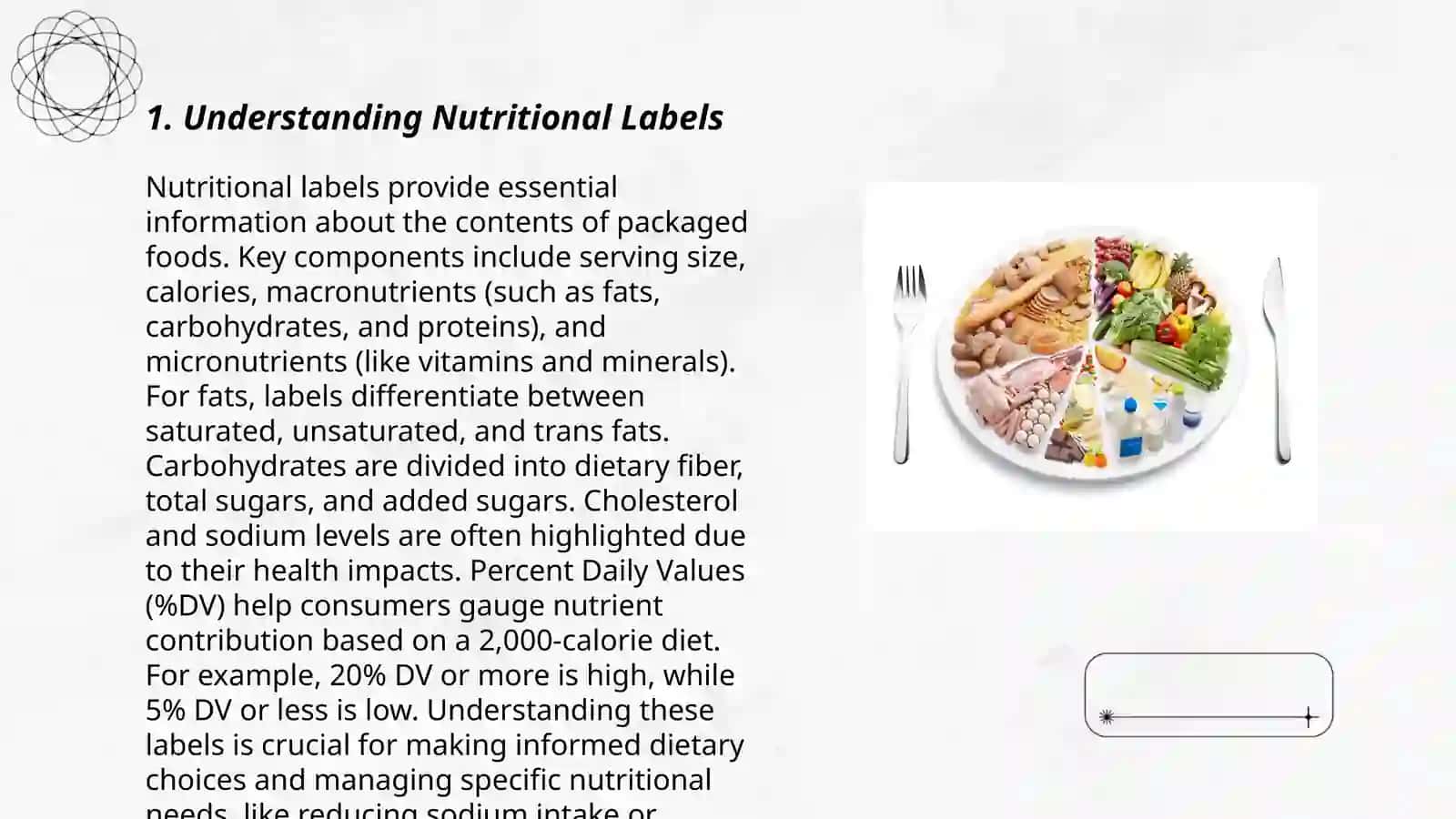 Demo lesson for Eating healthy 3