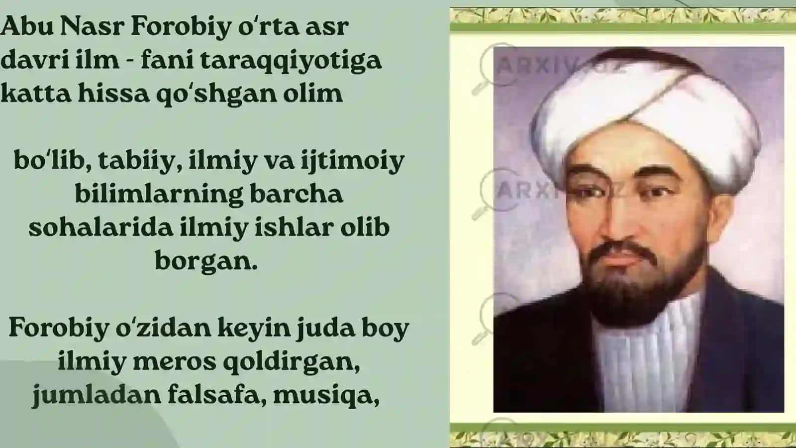 Oʻrta asrlarda sharq allomalarining psixologik qarashlari 3