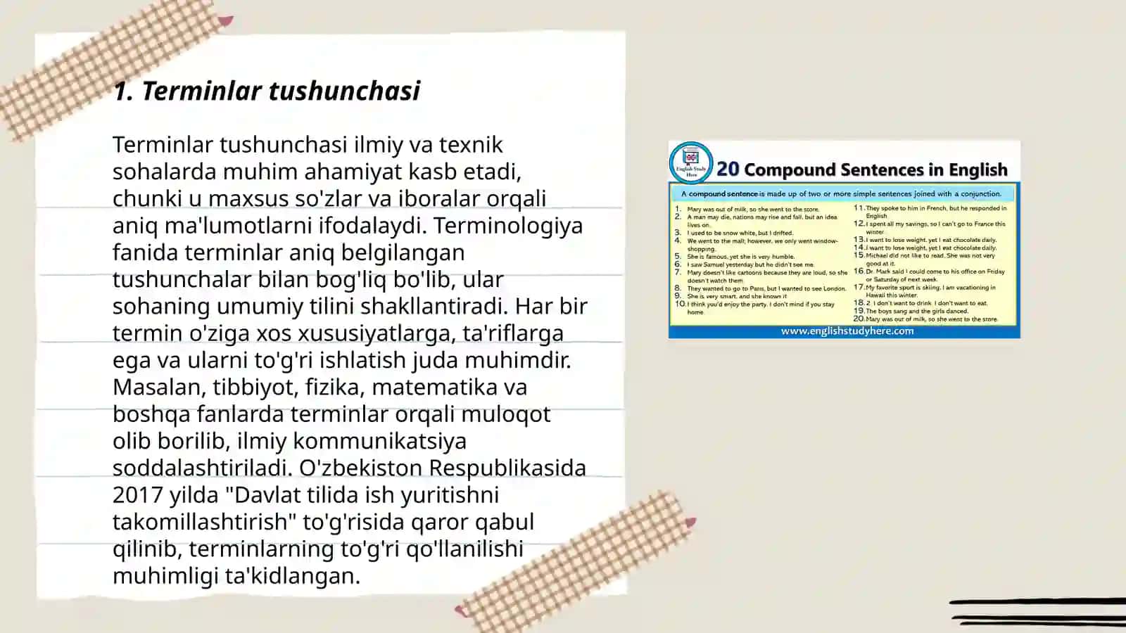 Terminlar tushunchasi 3