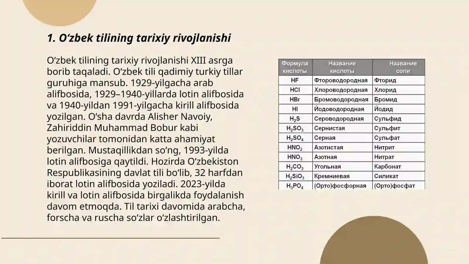 Oʻzbek tili va uning tillar tizimidagi oʻrni 3
