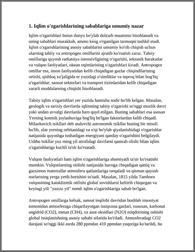 TABIIY IQLIM OZGARISHLARI VA EKOLOGIYA 3