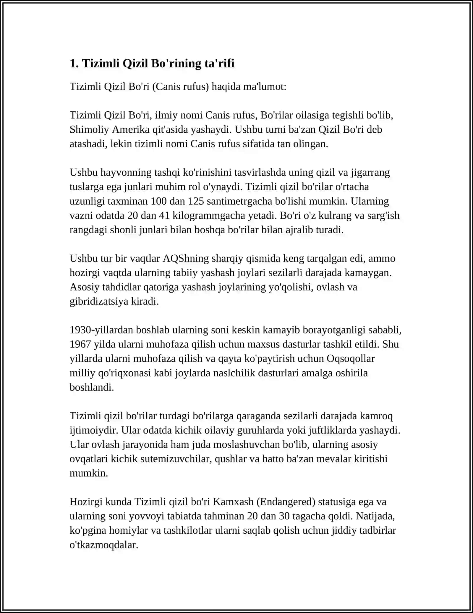 TIZIMLI QIZIL BO'RICHA 3