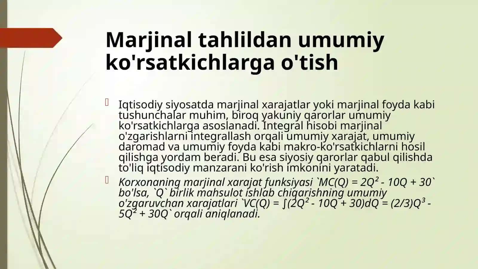 Integral usuli va uni tahlilda qo'llanilishi 3