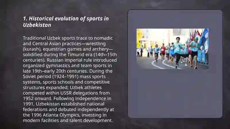 The development of sports in Uzbekistan 3