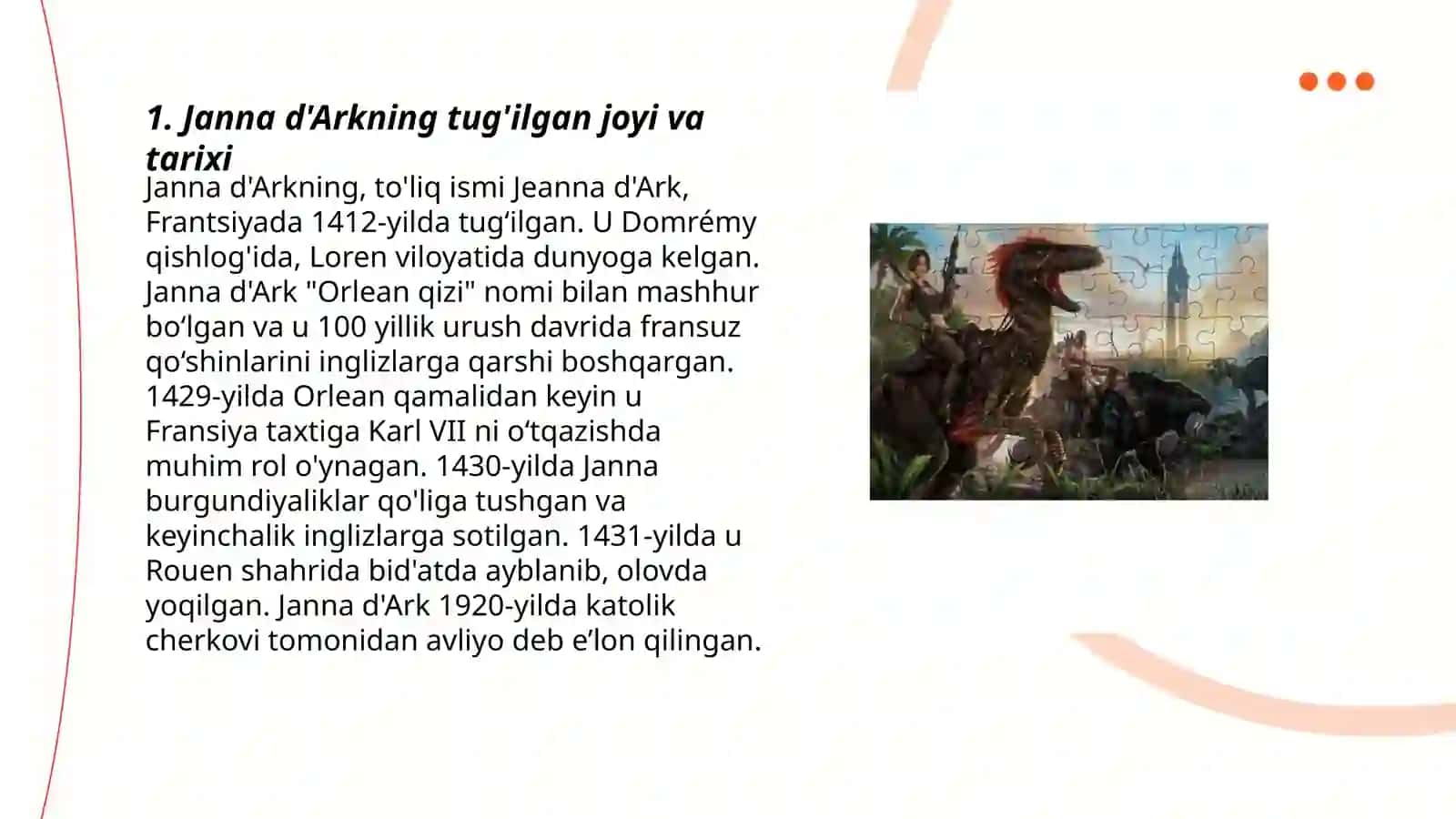 Janna d'Ark Fransiya milliy qahramoni 3