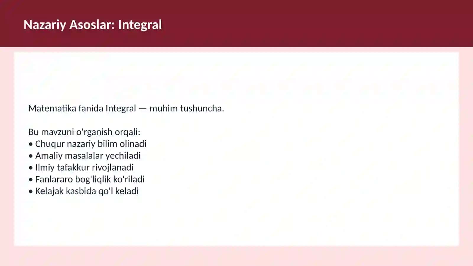 Matematika Limitlar Dars Ishlanma 3